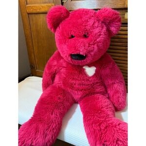 Vintage Rare TY Beanie Buddies "Valentina" collectible 28in plush bear.